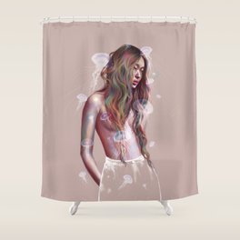 Shower Curtain - My Pulse - Veronika Weroni Vajdová