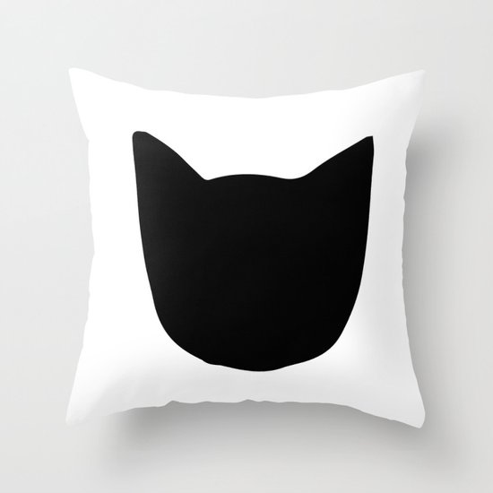 Cat! 2.0 Throw Pillow by Etiquette Society6