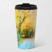 Travel Mug featuring "Autumn Trail" by Donna M Condida