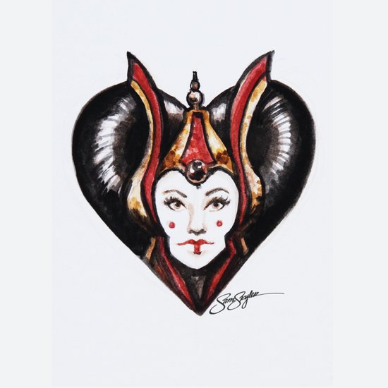 Queen Amidala Art Print