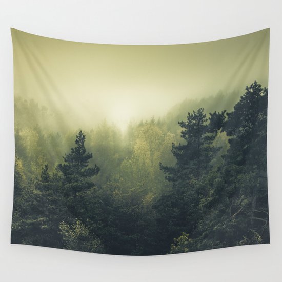 Forests never sleep Wall Tapestry by HappyMelvin Society6