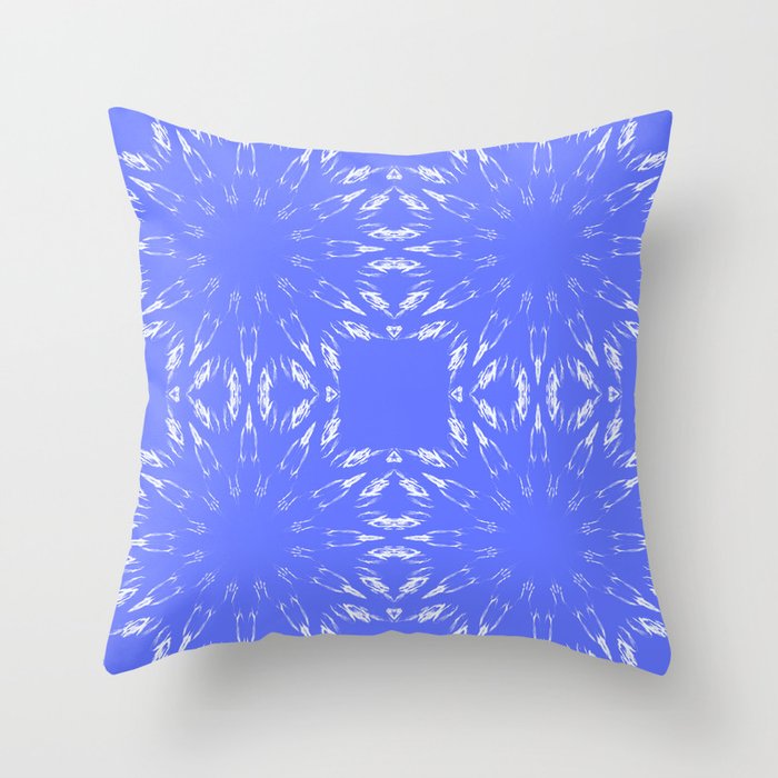 Periwinkle Blue Color Burst Throw Pillow by 2sweet4words Designs Society6