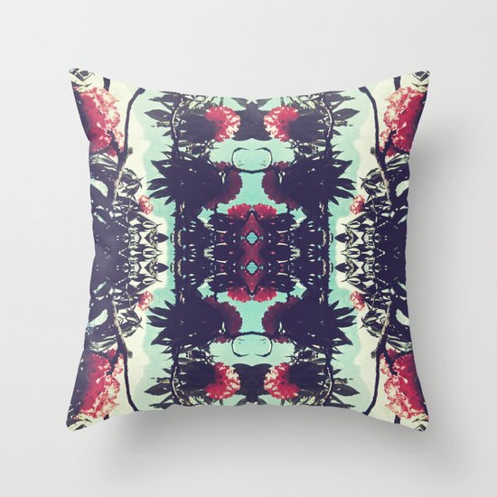 Turquoise Jewels Throw Pillow by Dawn Gardner Society6