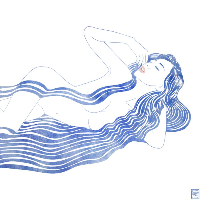 sea-nymph-watercolor-nautical