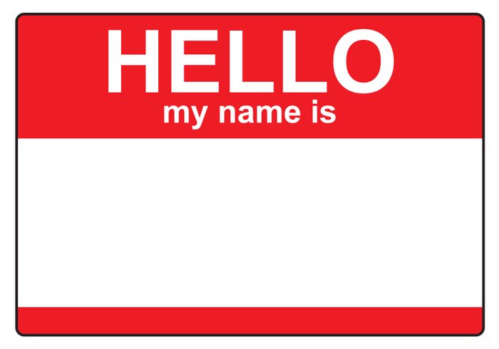 Enterprising image within hello my name is printable Persnickety image regarding hello my name is printable