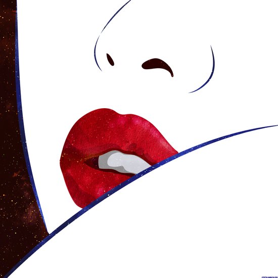 woman-lips-art