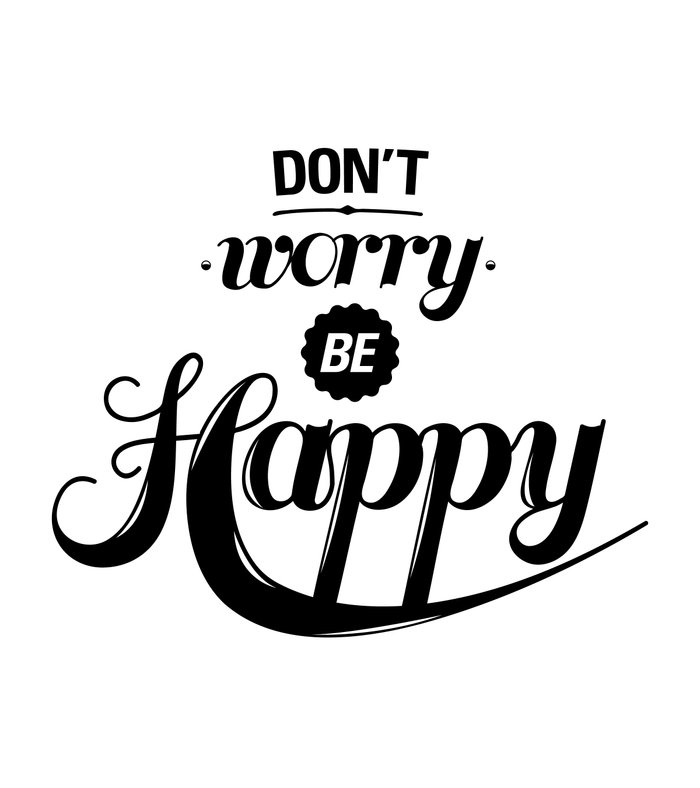 Don't Worry Be Happy Art Print by Dan Waterhouse | Society6