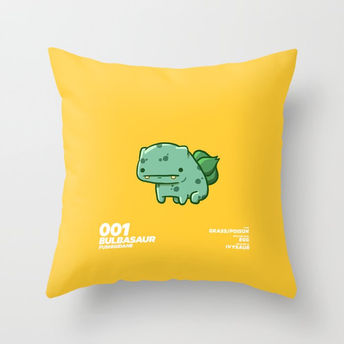 bulbasaur plush pillow