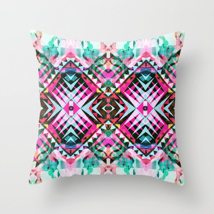 Mix #546 Throw Pillow by Ornaart Society6