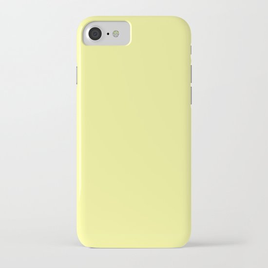 Pastel yellow iPhone & iPod Case by List Of Colors Society6