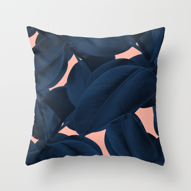 Popular Dark Blue Throw Pillows in pattern Society6