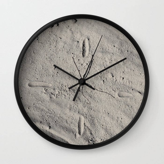 SUN CLOCK THE TIME DOESN'T EXIST Wall Clock by Eclectic House Of Art