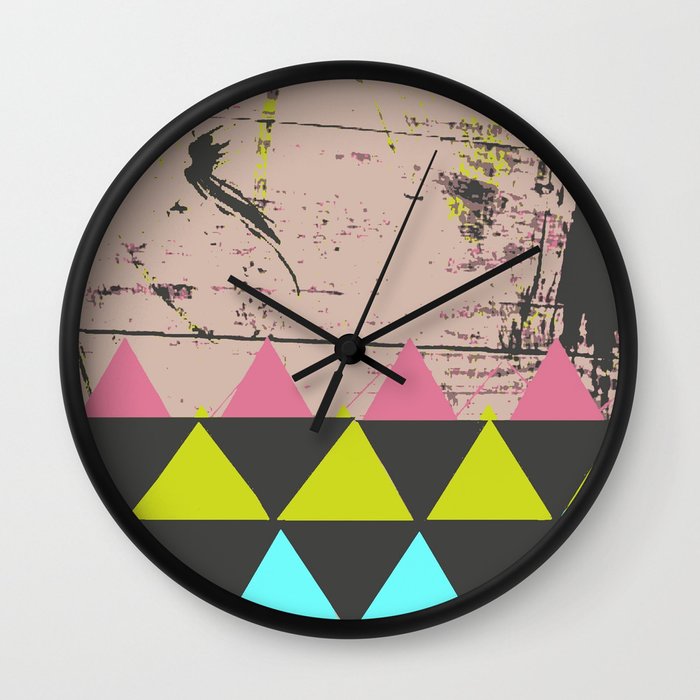Graffiti Wall Clock by Bunhugger Design | Society6