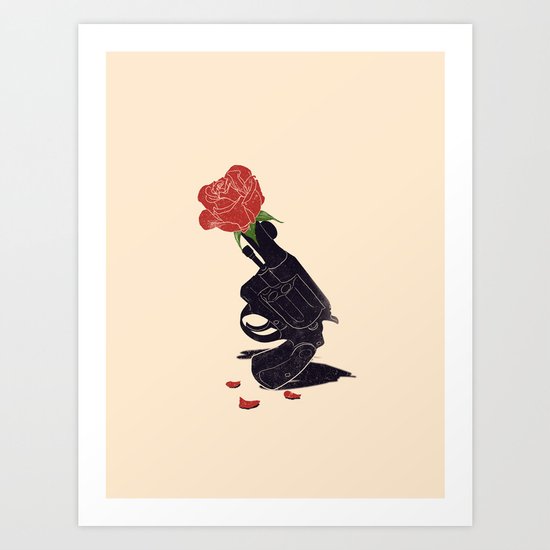 Make Love Not War Art Print by Nicebleed | Society6