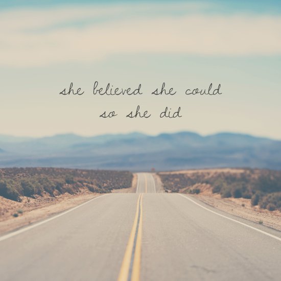 she believed she could so she did canvas print by laura she believed she could so she did canvas print by laura