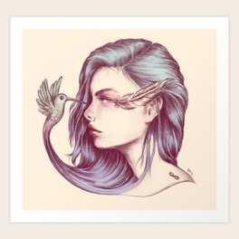 Art Print - Look Life in the Face - Norman Duenas