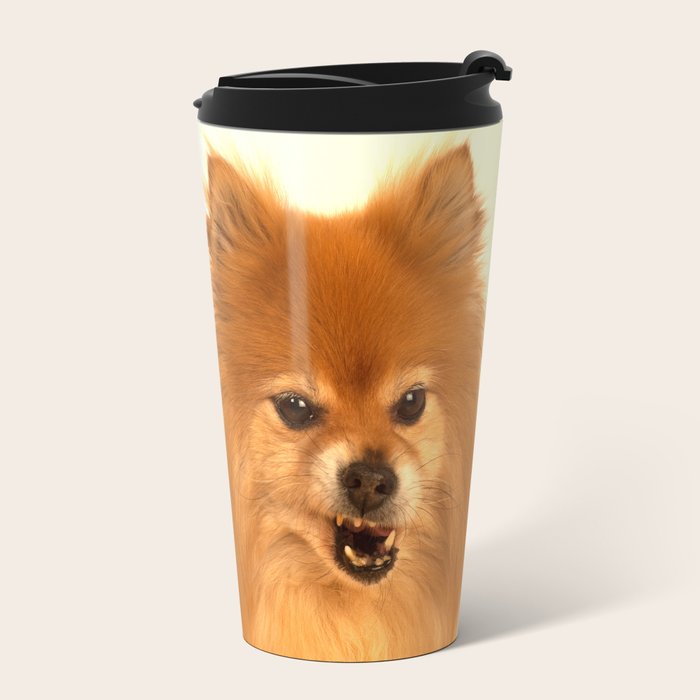 angry pomeranian angry pomeranian travel mug by bruce stanfield society6 angry pomeranian angry pomeranian travel mug by bruce stanfield society6