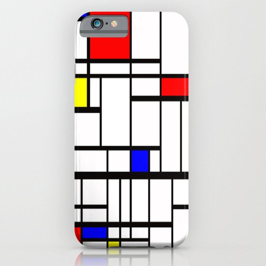 Mondrian inspired iPhone & iPod Case by Steve W Schwartz Art | Society6