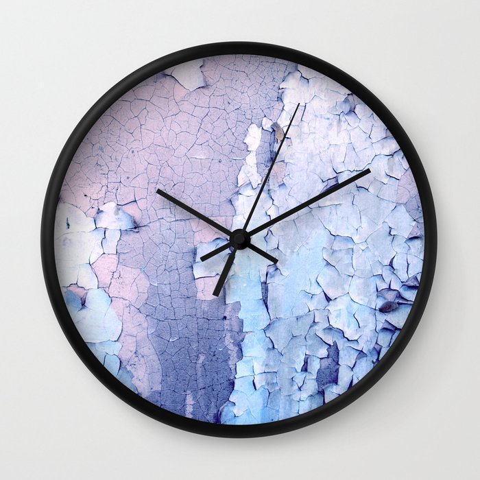 wallpaper series °5 Wall Clock by Claudia Drossert | Society6
