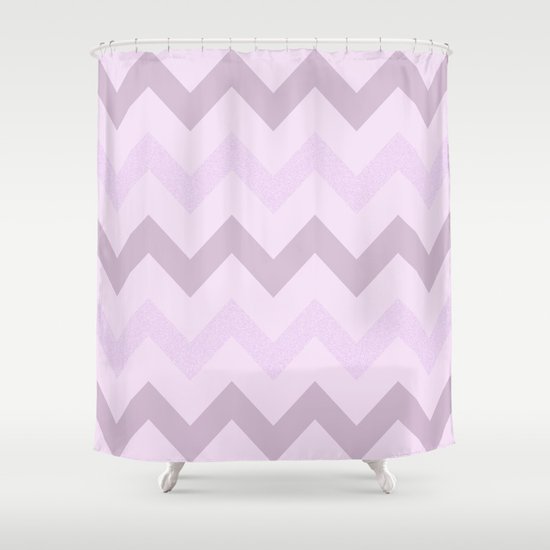 Best Glitter Chevron Shower Curtain