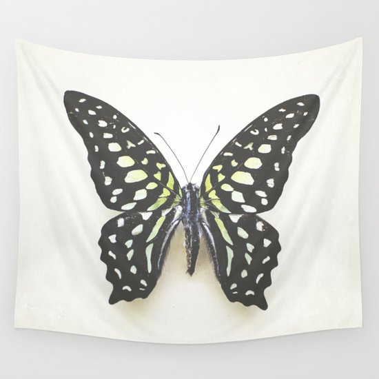 Black Butterfly Wall Tapestry by Pure Nature Photos Society6