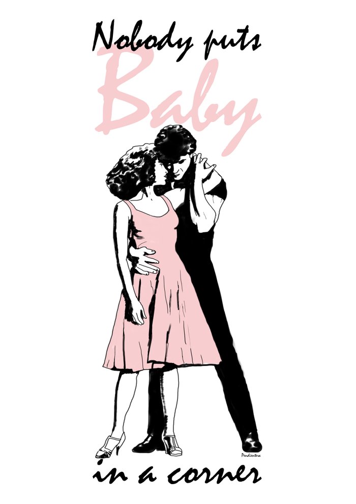 Dirty Dancing Art Print by Pendientera | Society6
