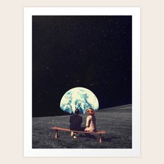 We Used To Live There  Art Print