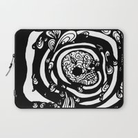 Laptop Sleeve featuring Architectural Death by Saralynn