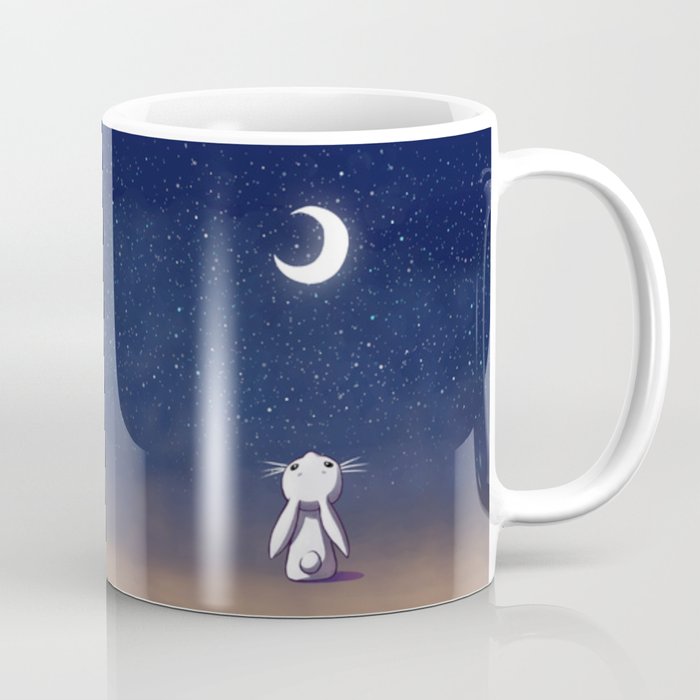 bunny mug moon