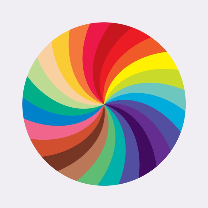 Color Wheel Art Print By Blik Surface Graphics Society6 Effy Moom Free Coloring Picture wallpaper give a chance to color on the wall without getting in trouble! Fill the walls of your home or office with stress-relieving [effymoom.blogspot.com]