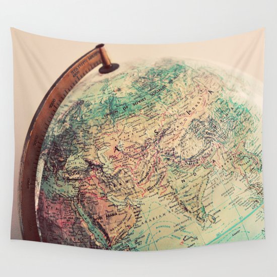 Global Wall Tapestry by Elle Moss  Society6