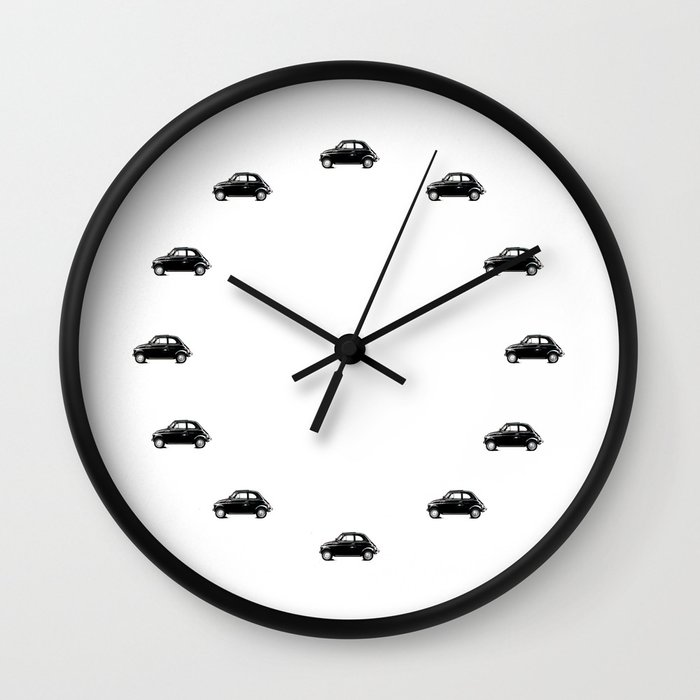 dream car clock -white Wall Clock by Steffi Louis | Society6