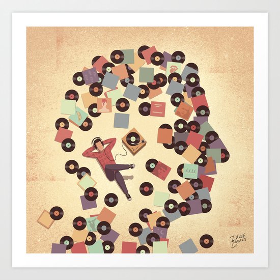 Vinyl Art Print by Davide Bonazzi Society6