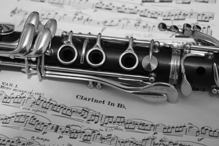 B Flat Clarinet in Black & White Art Print by Eye Shutter ...