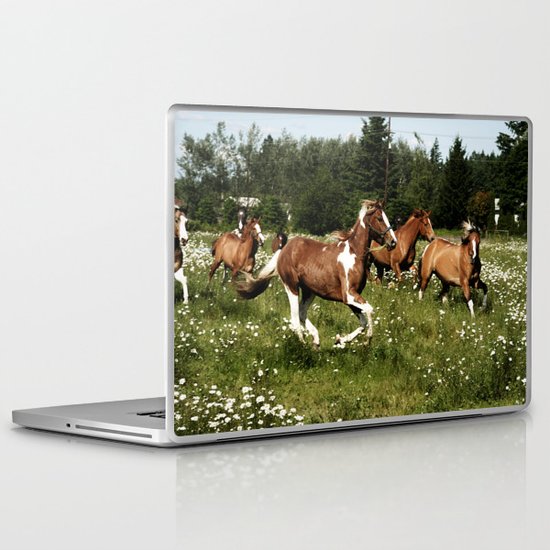 Spring Horse Run Laptop & iPad Skin by Kevin Russ Society6