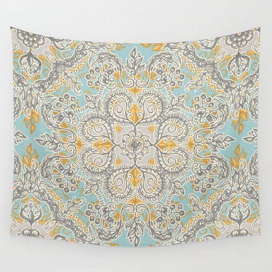 covers pillow society6 Floral Grey Gypsy on Yellow Sage Neutrals, & Soft in Wall covers pillow society6 Floral Grey Gypsy on Yellow Sage Neutrals, & Soft in Wall