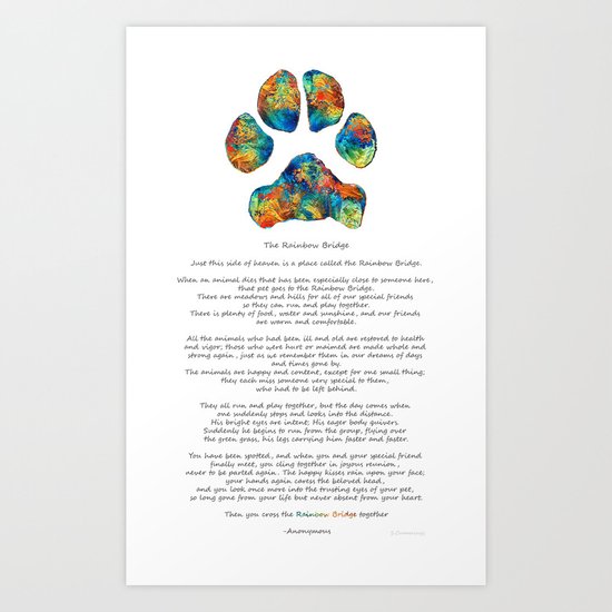 58 Top Images Rainbow Bridge Poem For Cats / rainbow bridge poem for cats | Cat's Rainbow Bridge, the ...