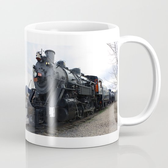 Vintage Railroad Steam Train Mug by Gravityx9 Society6