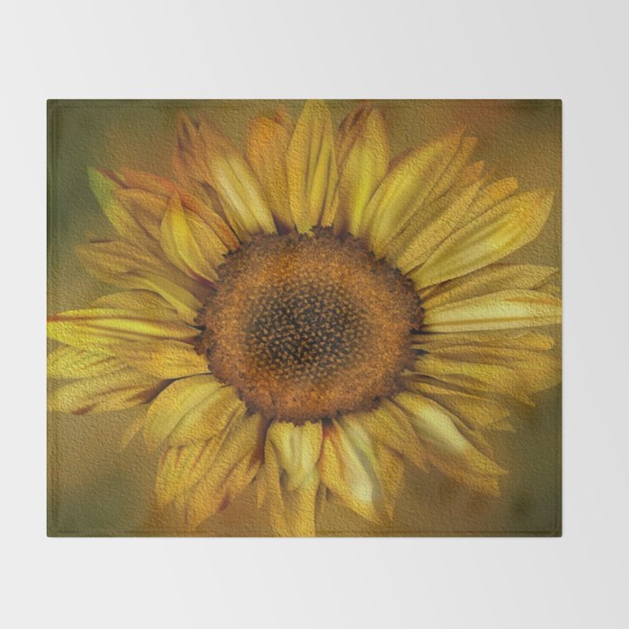 sunflower vintage throw blanket by judy palkimas society6 sunflower vintage throw blanket by judy palkimas society6