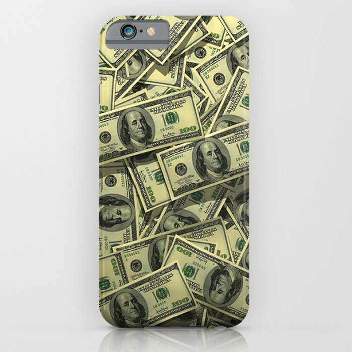 100 dollar cash get rich iPhone & iPod Case