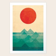 The Ocean, The Sea, The &hellip; Art Print