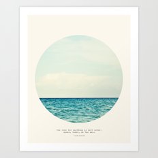 Salt Water Cure Art Print