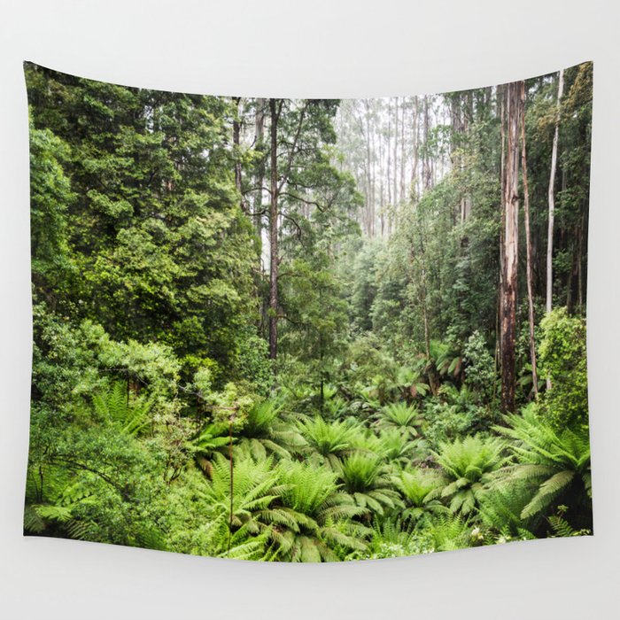 Rainforest Wall Tapestry by Michelle McConnell  Society6