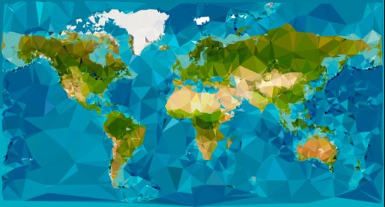 world map Art Print by Anil Yanik | Society6