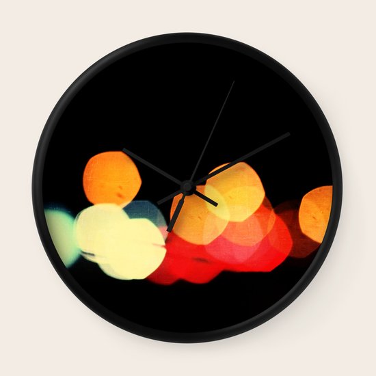 night travelers Wall Clock by Beverly LeFevre Society6
