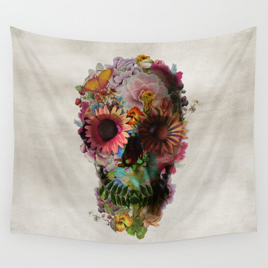 SKULL 2 Wall Tapestry by Ali GULEC Society6